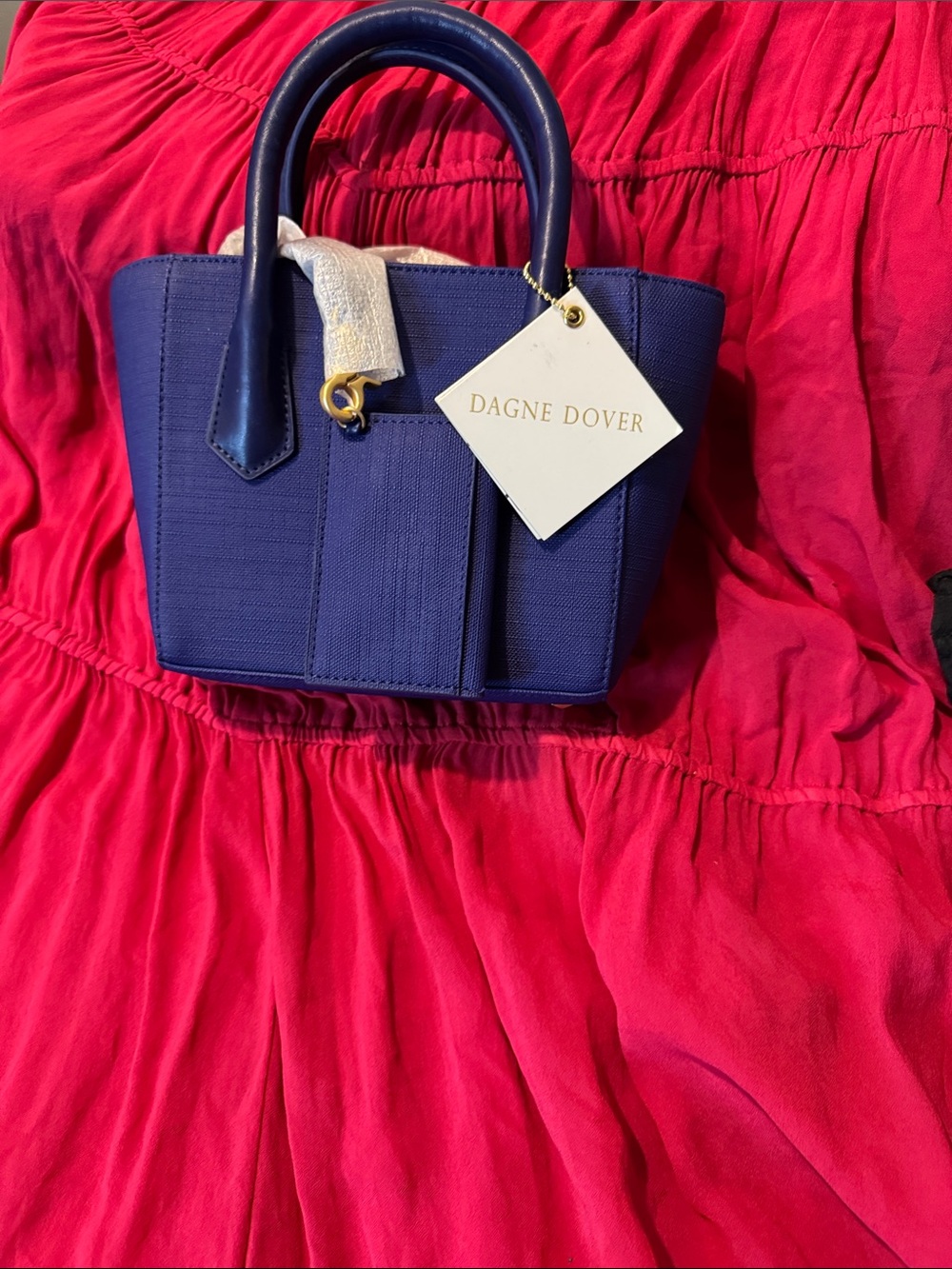 Dagne Dover Mini Tote in Navy